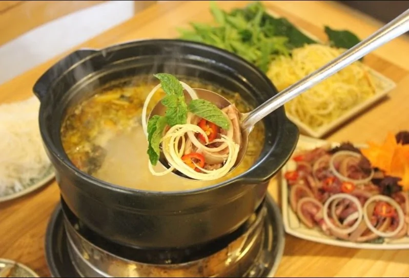 Dê nhúng mẻ - 100 món ăn Việt